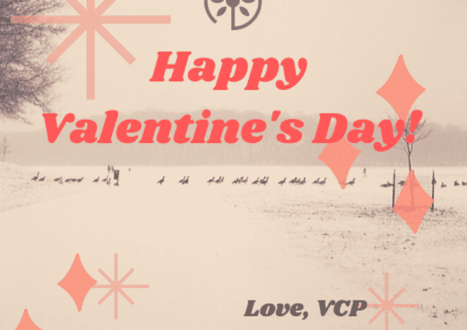 A valentine's day card with the words happy valentine's day.