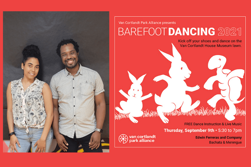 A poster for barefoot dancing 2020.