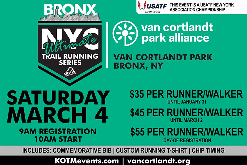A flyer for the bronx running alliance.