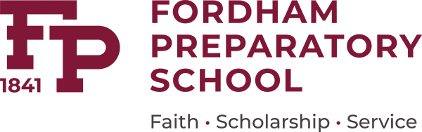 Fordham preparatory school logo.