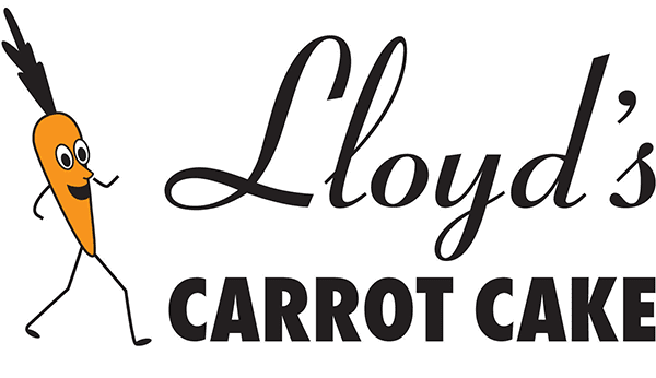 Lloyd's carrot cake logo.