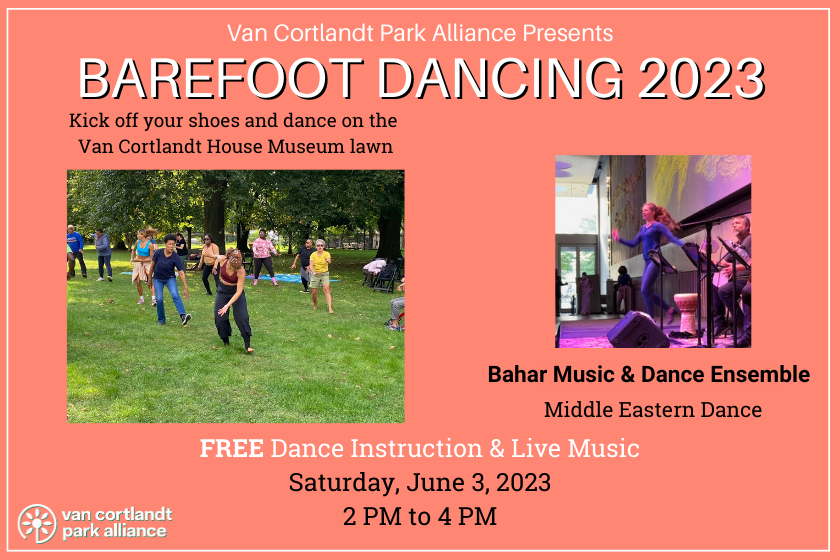 A flyer for barefootfoot dancing 2023.