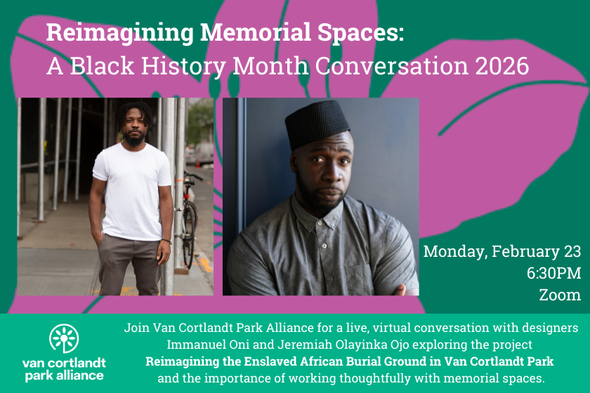 A graphic with two photographers of men who will be presenting on a virtual conversation.