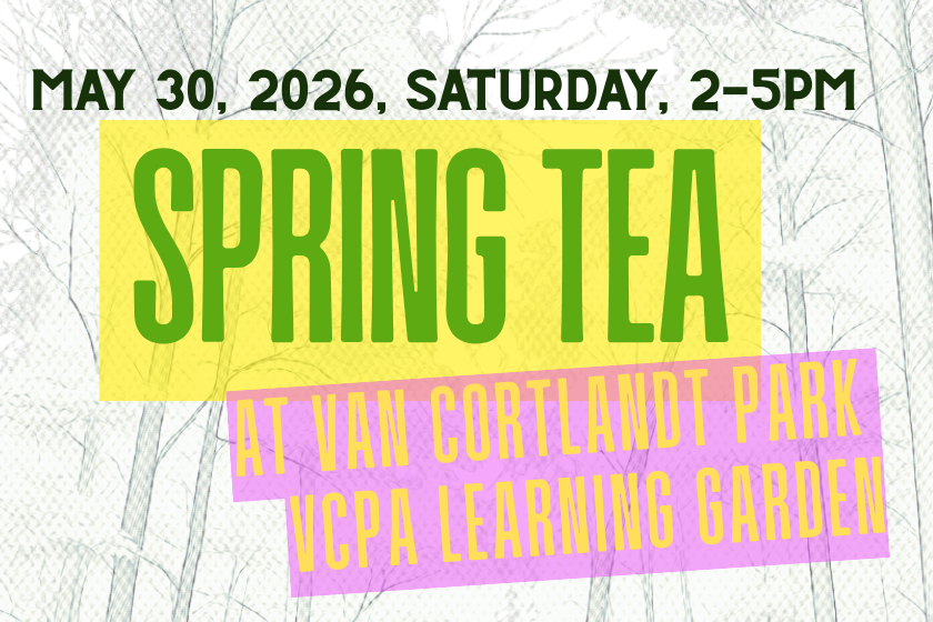 Spring Tea at Van Cortlandt Park Learning Gardens.